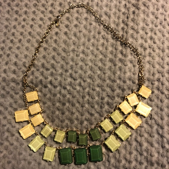 Fashion Statement Necklaces Set of 2 Green Navy - Picture 3 of 6